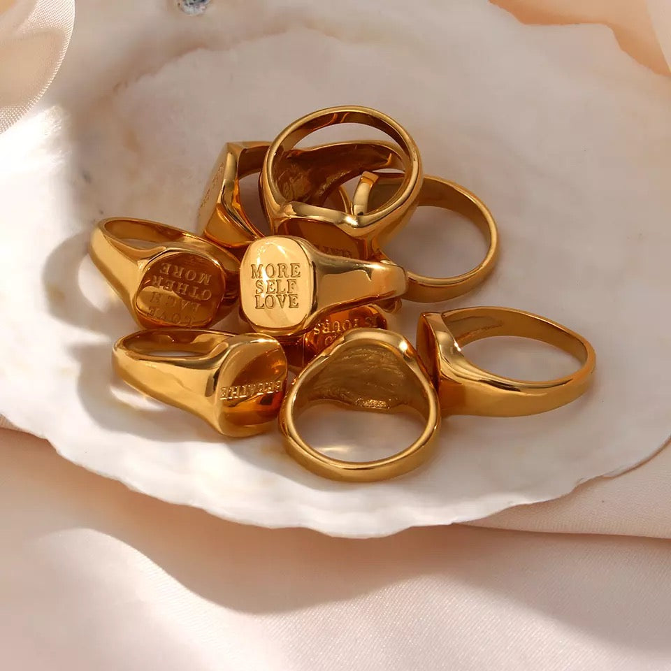 "More Self Love" Ring - Shop Lelolai