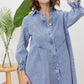 Washed Denim Dress