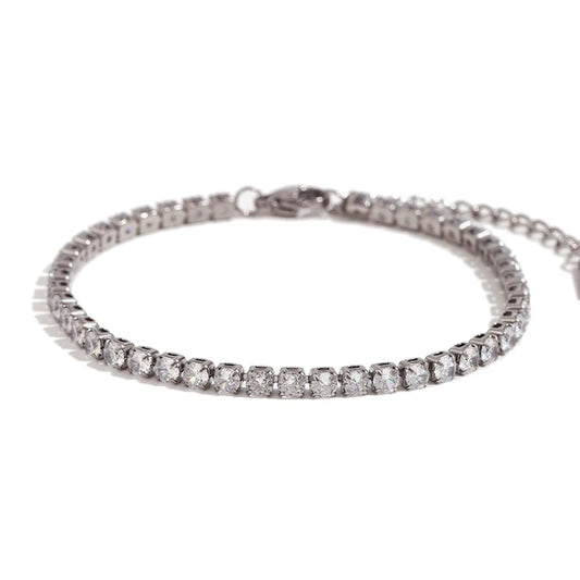 Silver Tennis Bracelet