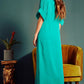 Button Down Long Dress - Shop Lelolai
