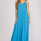 Pleated Maxi Dress - Shop Lelolai