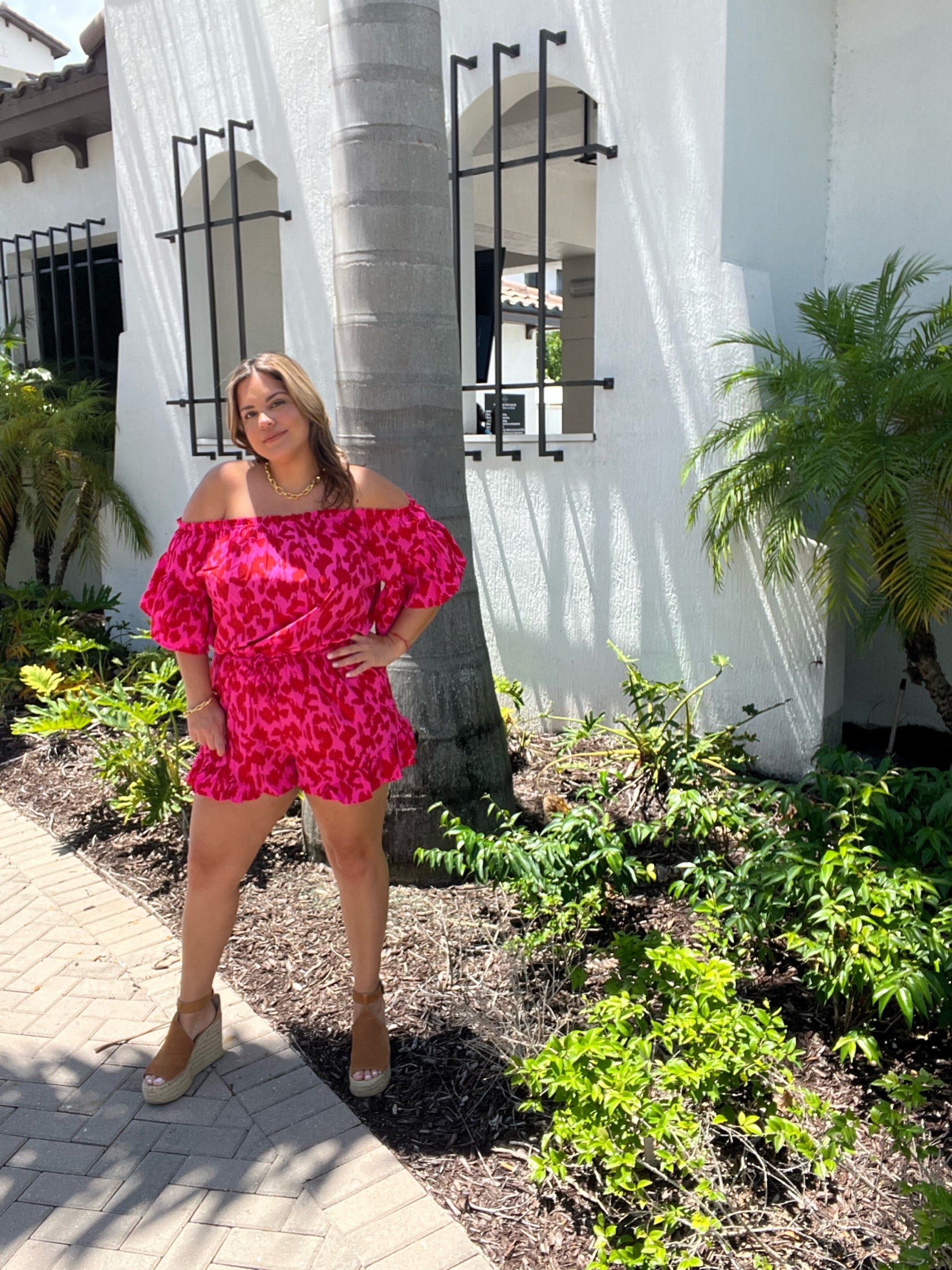 Hot Pink Romper - Shop Lelolai